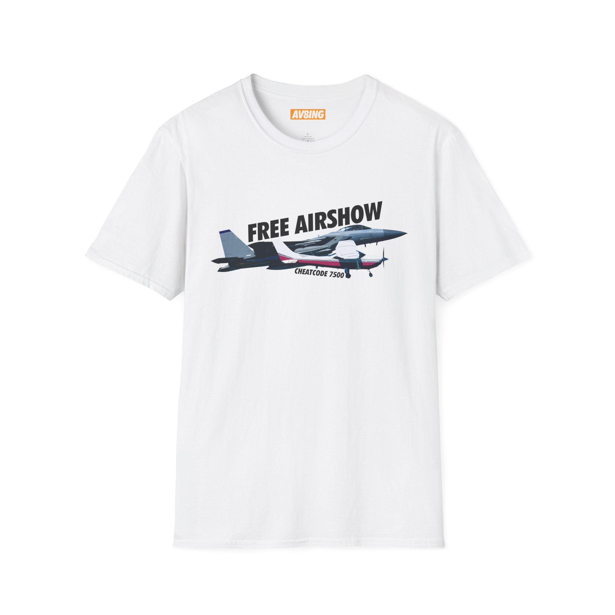 'Free Airshow Cheatcode 7500' Tee