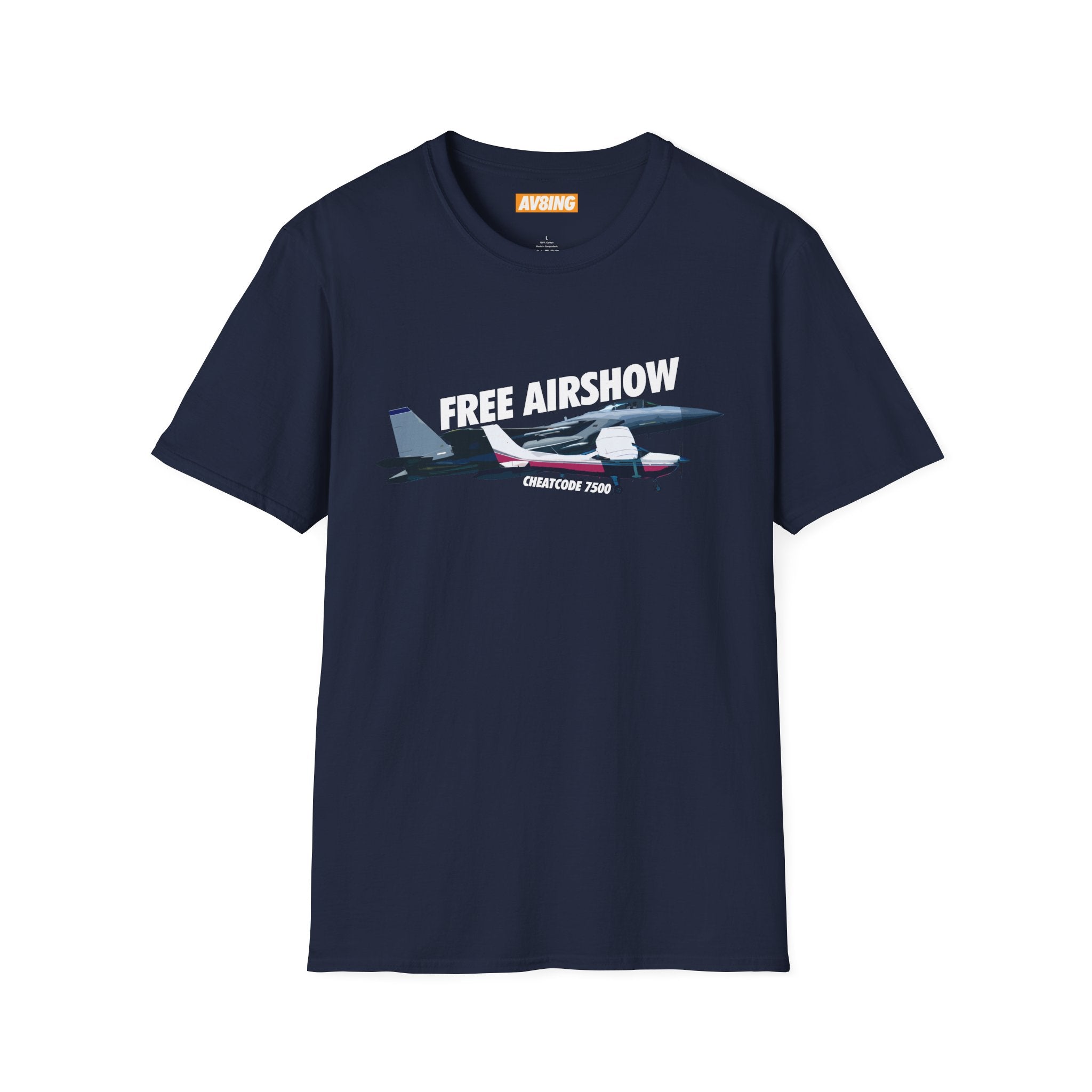 'Free Airshow Cheatcode 7500' Tee