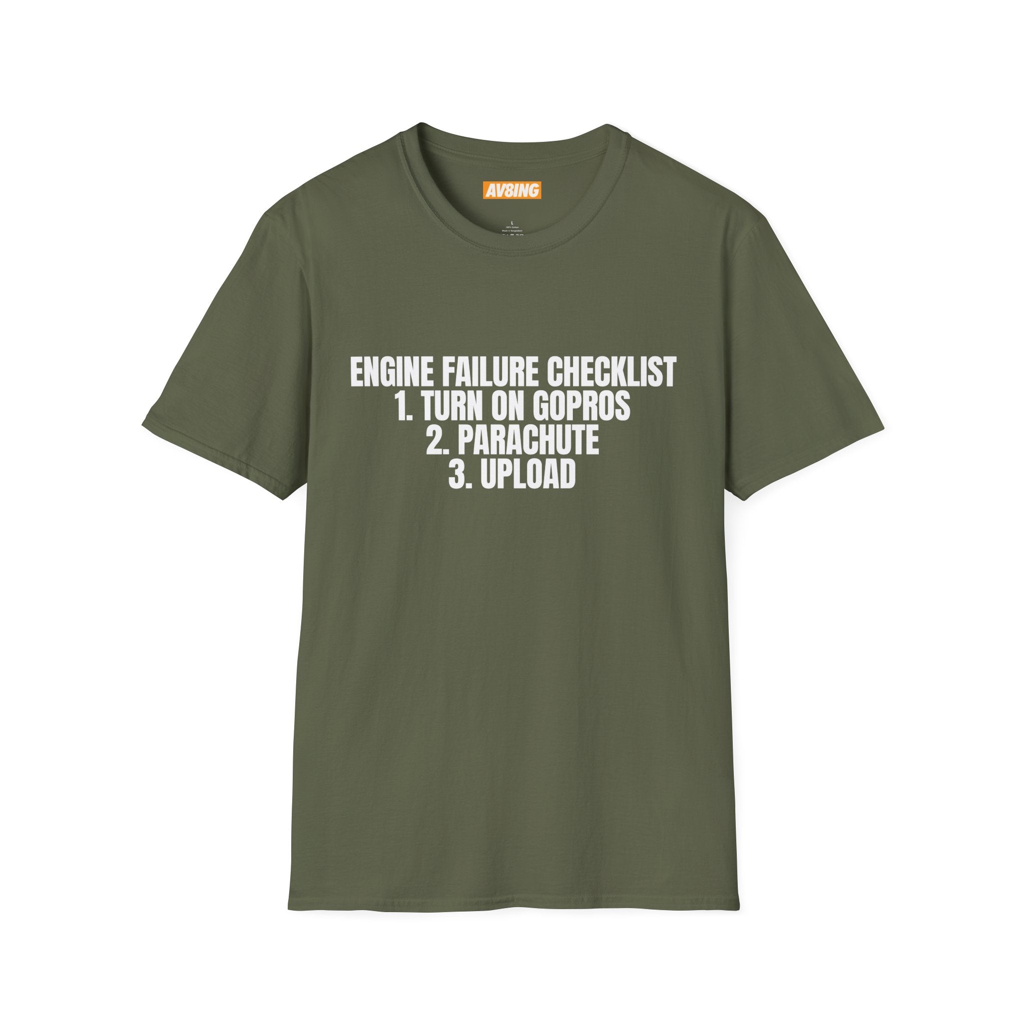 'Engine Failure Checklist' Tee