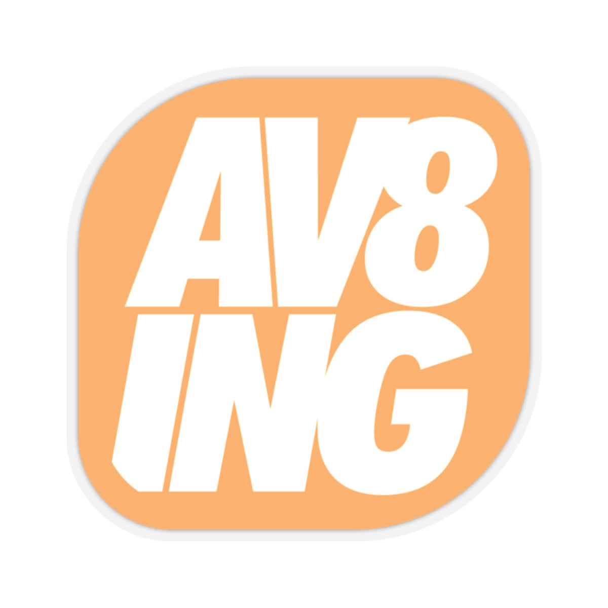'AV8ING' Sticker