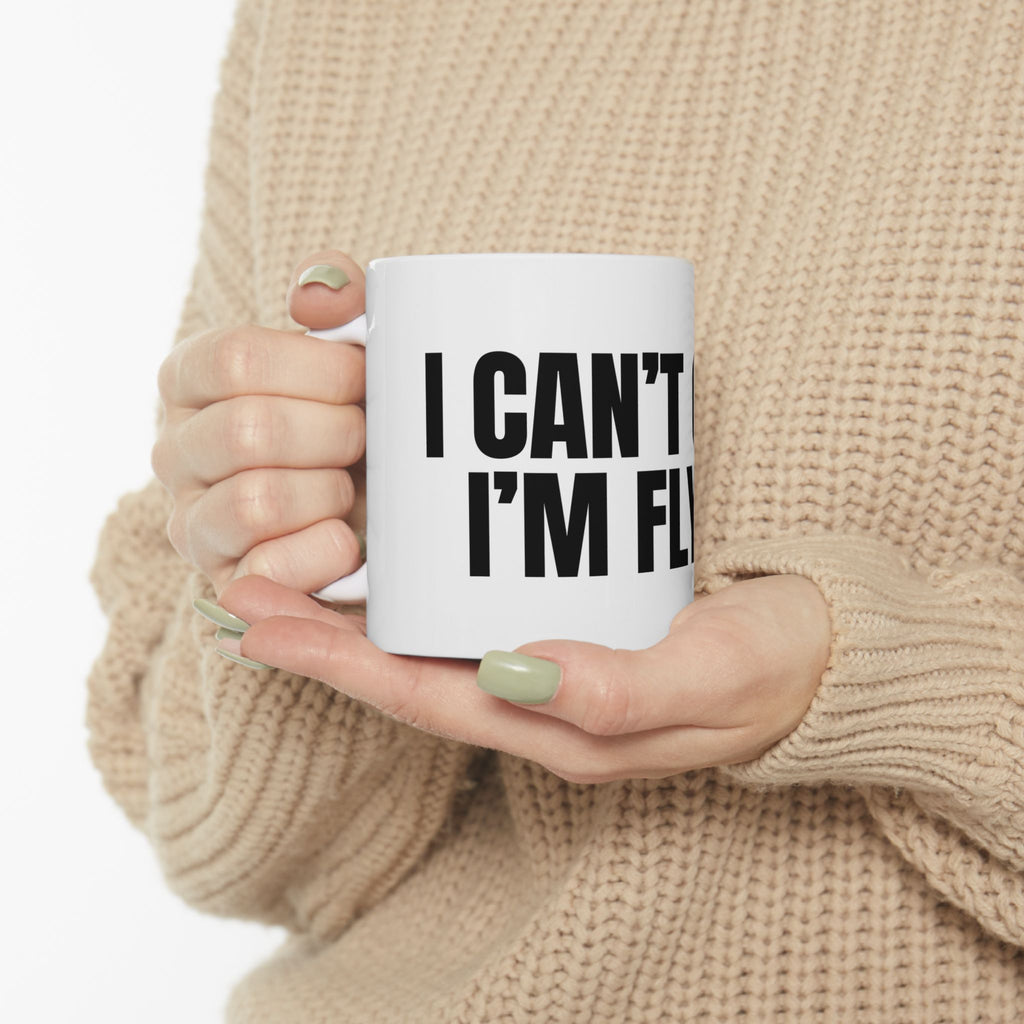 'I Can't Copy, I'm Flying' Mug