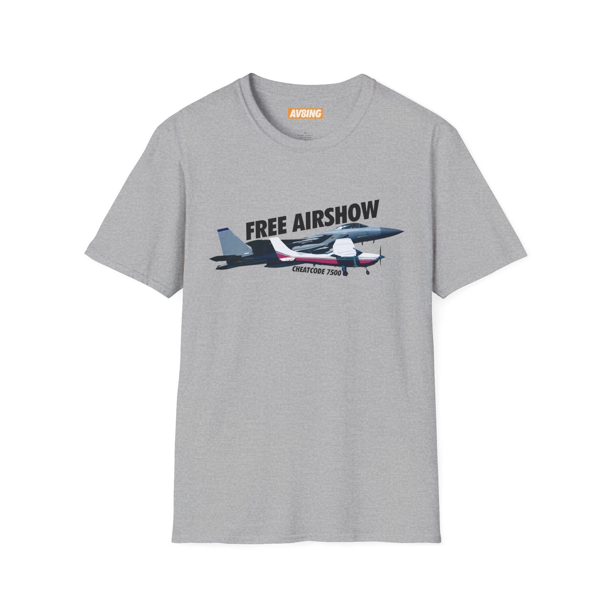 'Free Airshow Cheatcode 7500' Tee