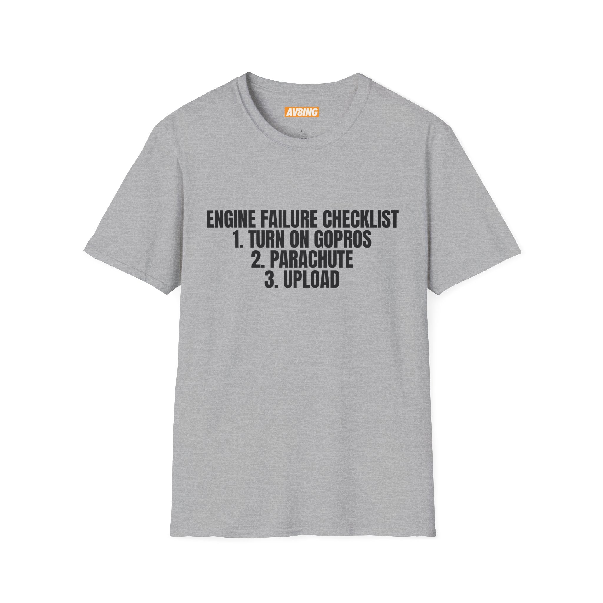 'Engine Failure Checklist' Tee