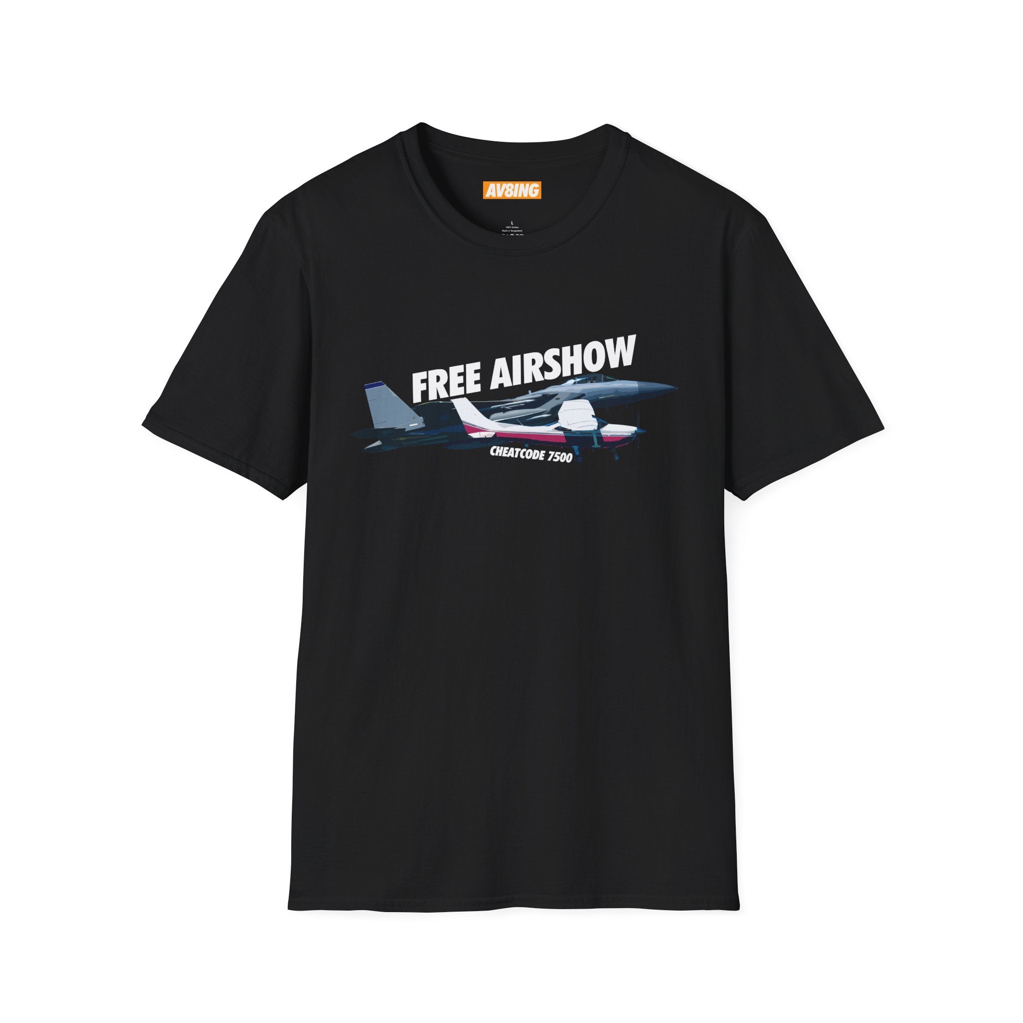 'Free Airshow Cheatcode 7500' Tee