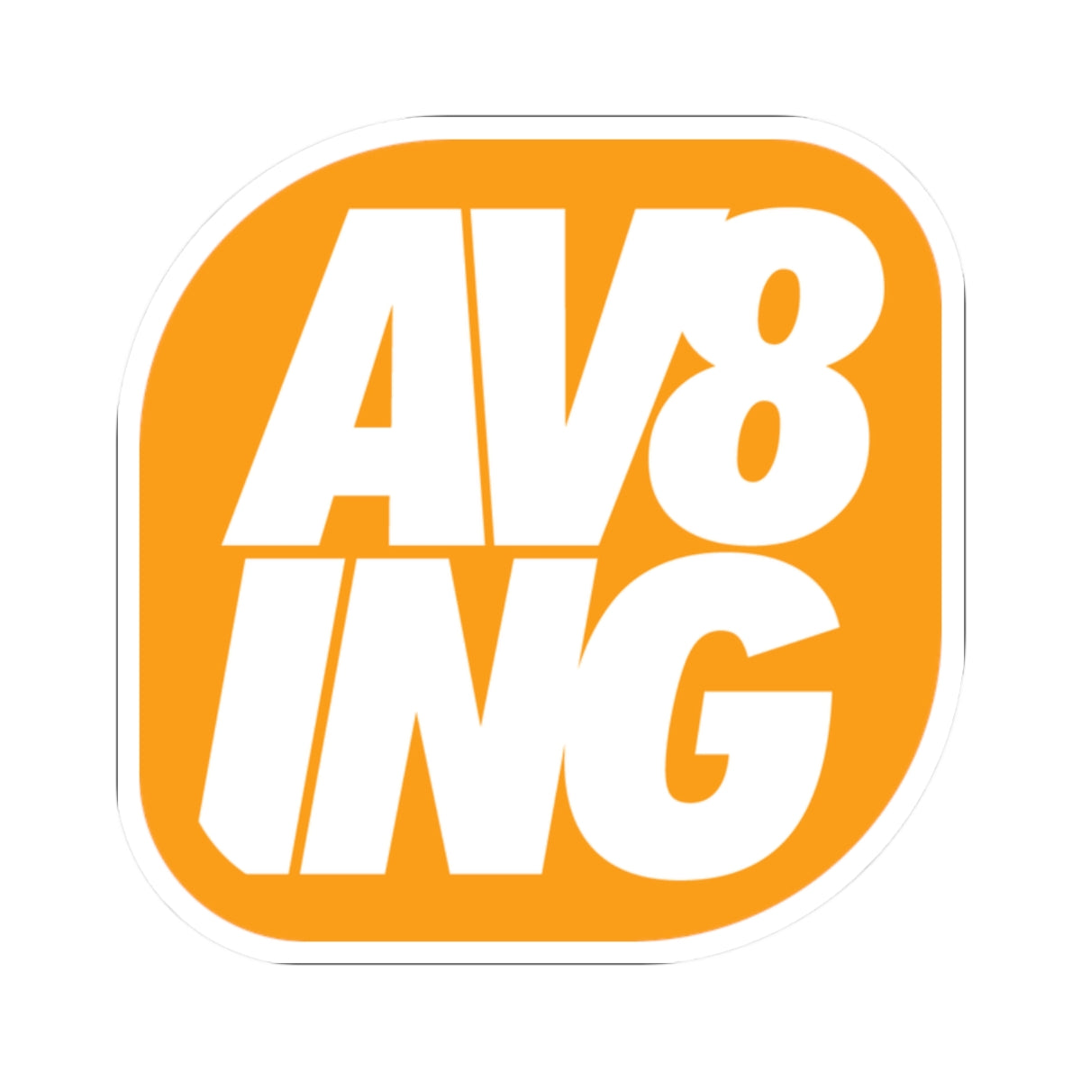 'AV8ING' Sticker