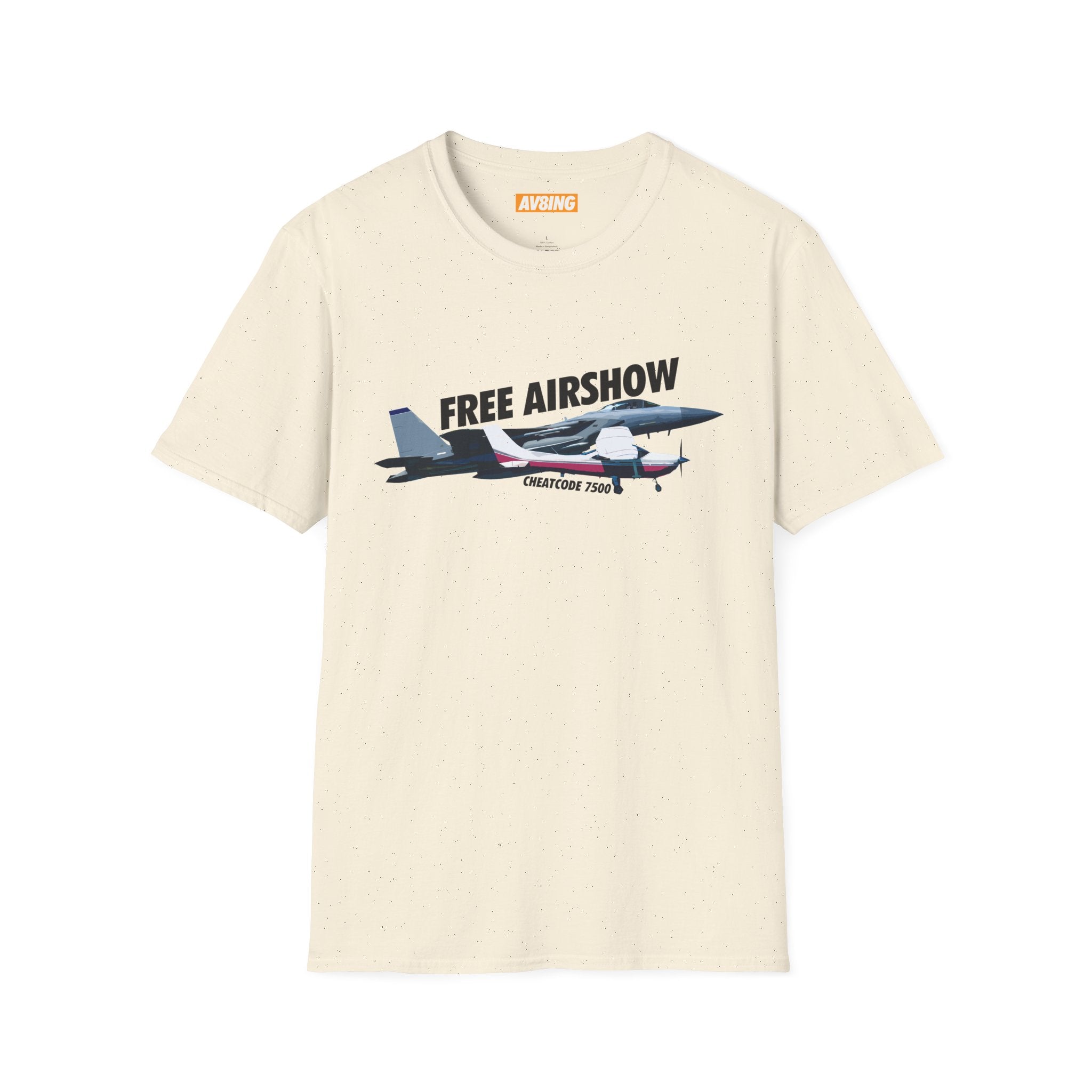 'Free Airshow Cheatcode 7500' Tee